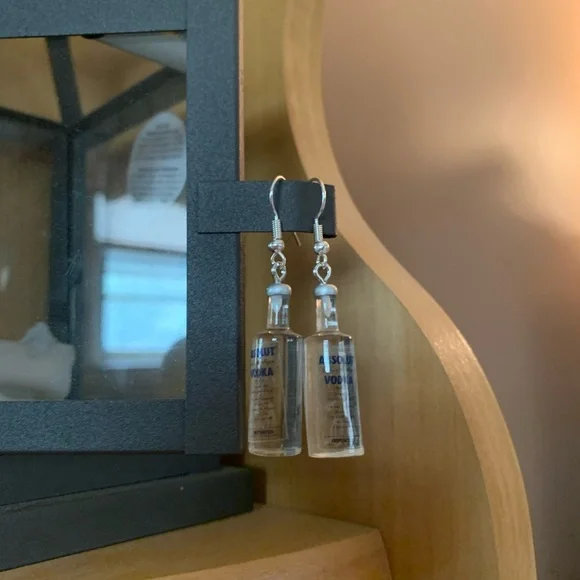 New! Vodka Drop Earrings - Picture 3 of 4